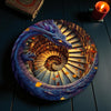 3D Dragon And Books Carpet Round Rug