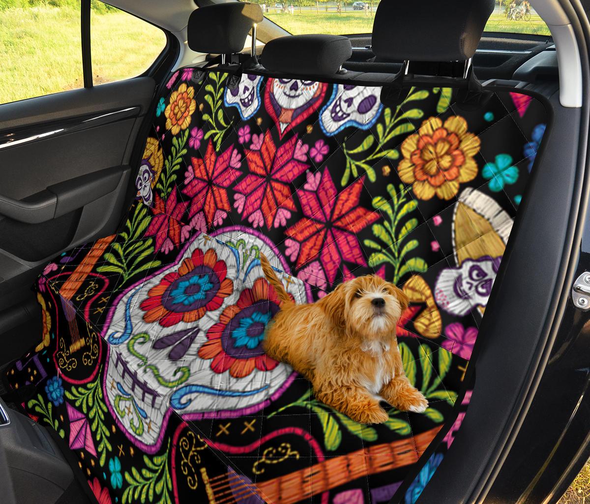 Colorful Paw Pet Car Seat Cover