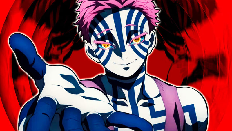 ❄️ The Tragic Beauty of Akaza — and the Snowflake That Defines Him