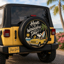 Wonderful Summer Snoopy Beach Car Spare Tire Cover