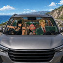 Spy X Family Loid Yor And Anya Hot Anime Custom Car Windshield Sunshades