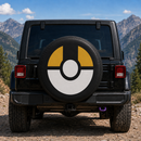 Ultra Ball Pokemon Car Spare Tire Cover With Camera Hole