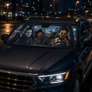 Halloween Horror Movies Driving Custom Car Windshield Sunshades