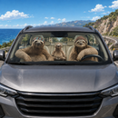 Sloths Custom Car Windshield Sunshades