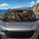 Beer Bear Camping Auto Sun Shades Windshield Accessories Decor Gift