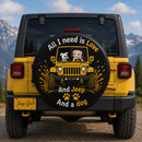 Yellow Betty Boop Love Jeep Dog Car Spare Tire Cover