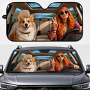 Corgi Peace Auto Sun Shade Gift Ideas 2021