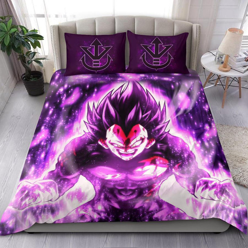 Vegeta Ultra Ego Bedding Set Duvet Cover And 2 Pillowcases Nearkii