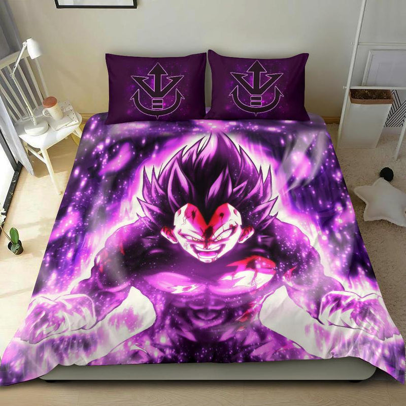 Vegeta Ultra Ego Bedding Set Duvet Cover And 2 Pillowcases Nearkii