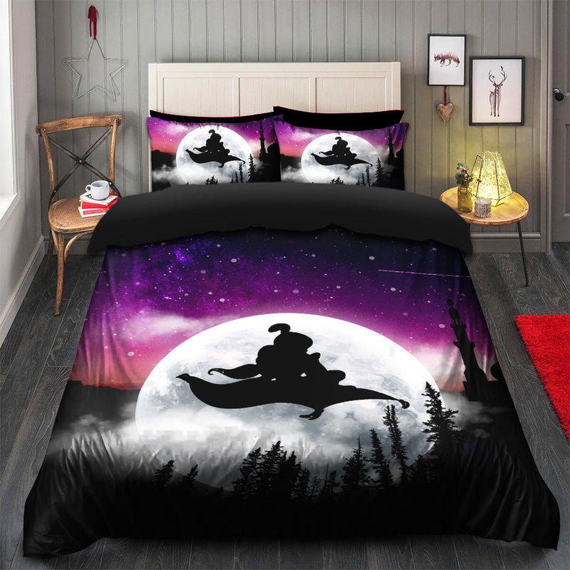 Aladin Moon Night Bedding Set Duvet Cover And 2 Pillowcases Nearkii