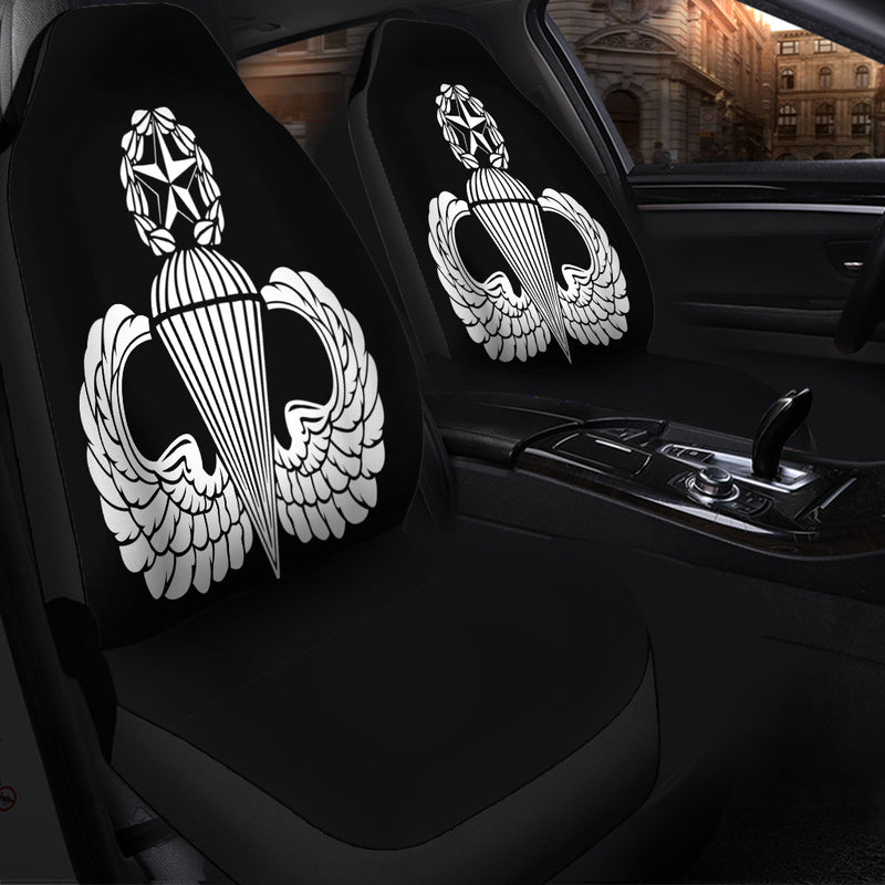 Winged Diamond Logo Premium Custom Car Seat Covers Decor Protectors