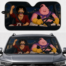 Dragon Ball Fat Buu And Satan Custom Car Windshield Sunshades