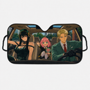 Spy X Family Loid Yor And Anya Hot Anime Custom Car Windshield Sunshades