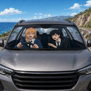 Chainsaw Man Anime Power And Kobeni Custom Car Windshield Sunshades