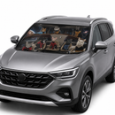 Star Trek Cat Version Custom Car Windshield Sunshades
