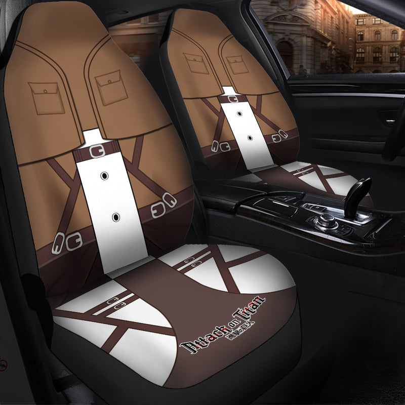 Attack on Titan Uniform Premium Custom Car Seat Covers Decor Protectors