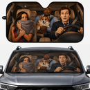 B99 Corgi Dog Custom Car Windshield Sunshades