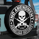 2nd Amendment Skull 1789 Car Spare Tire Cover