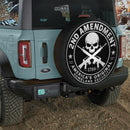 2nd Amendment Skull Car Spare Tire Cover