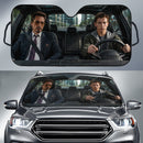 Tony Stark X Peter Car Auto Sunshades