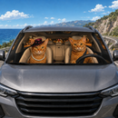 Abyssinian Cat Custom Car Windshield Sunshades