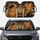 Abyssinian Cat Custom Car Windshield Sunshades
