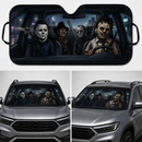 Halloween Horror Movies Driving Custom Car Windshield Sunshades
