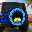 SpongeBob Peeking Funny Face Car Spare Tire Cover