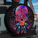 3D Galaxy Skull Dream Catcher Car Spare Tire Cover