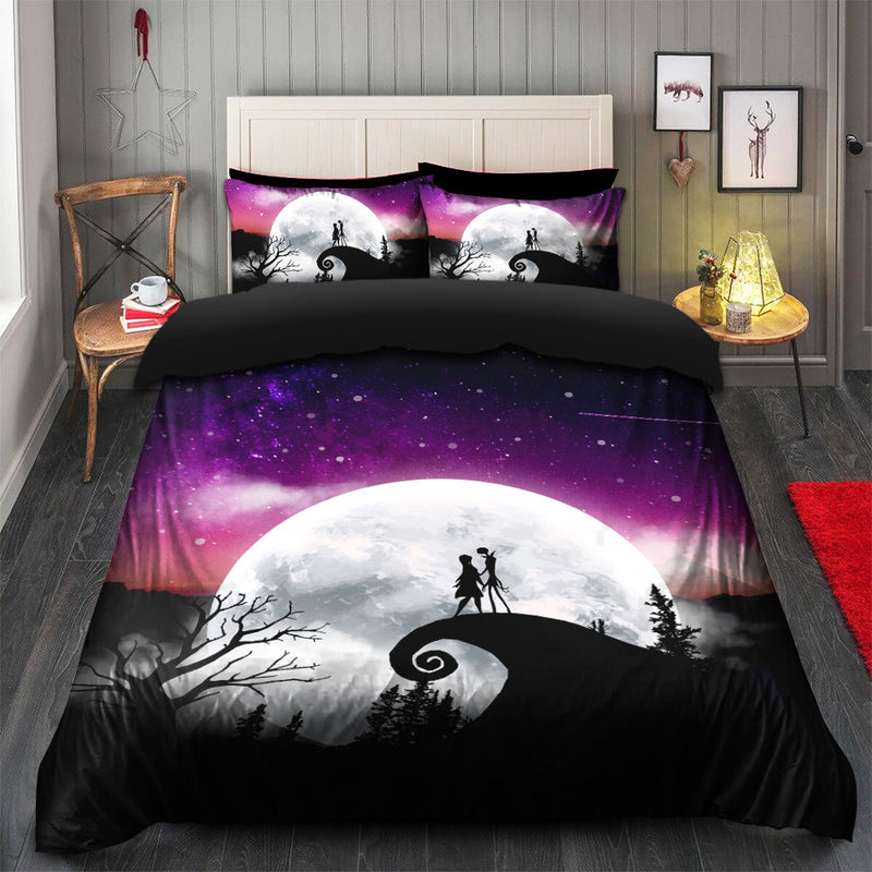 Jack Sally Moon Night Bedding Set Duvet Cover And 2 Pillowcases Nearkii