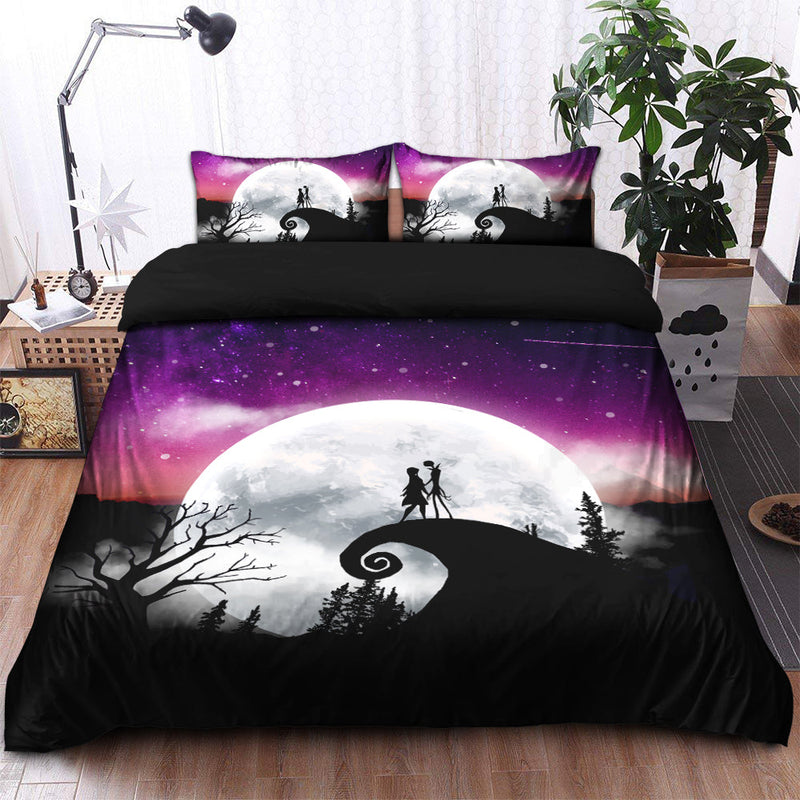 Jack Sally Moon Night Bedding Set Duvet Cover And 2 Pillowcases Nearkii