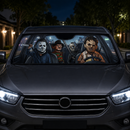 Halloween Horror Movies Driving Custom Car Windshield Sunshades