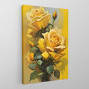 Yellow Flower - Living Room - Canvas Wall Art - Print - Wall Decor