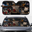 Star Trek Cat Version Custom Car Windshield Sunshades
