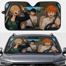 Saeko's Driving Haikyuu Custom Car Windshield Sunshades