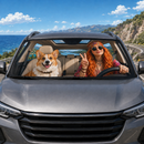 Corgi Peace Auto Sun Shade Gift Ideas 2021
