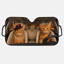 Abyssinian Cat Custom Car Windshield Sunshades
