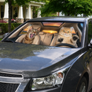 Crazy Cats Custom Car Windshield Sunshades