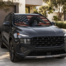 Horse American Flag Custom Car Windshield Sunshades