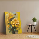 Yellow Flower - Living Room - Canvas Wall Art - Print - Wall Decor
