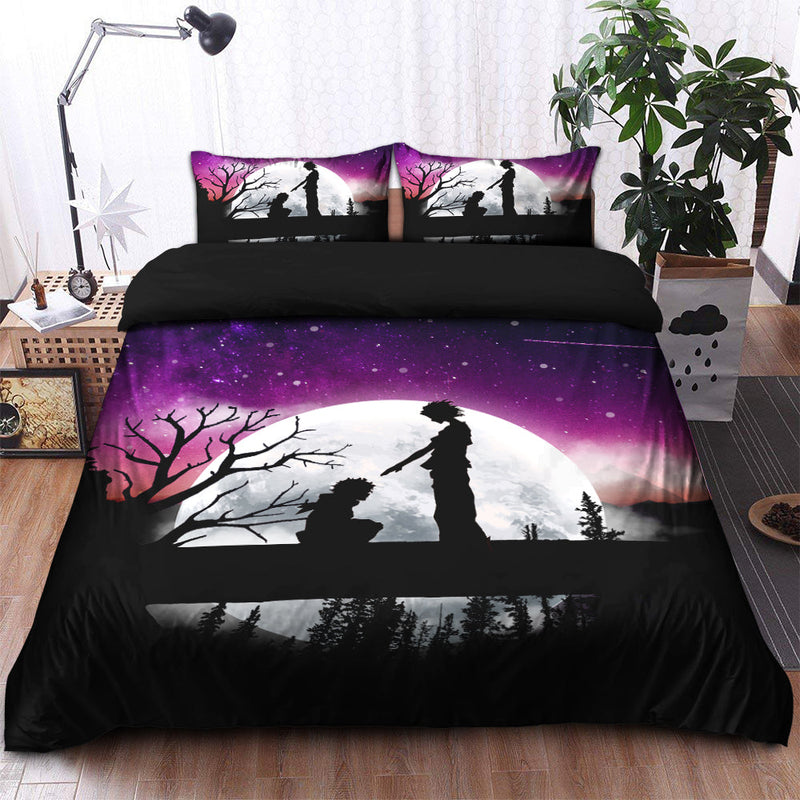 My Hero Academia Anime Moon Night Bedding Set Duvet Cover And 2 Pillowcases Nearkii