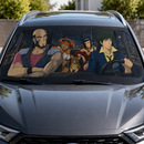Cowboy Bebop Anime Spike Jet Faye And Edward Custom Car Windshield Sunshades