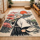 Sanemi Demon Slayer Japan Rectangular Area Rug