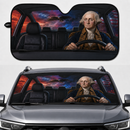 George Washington Driving Custom Car Windshield Sunshades
