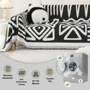 Black Vintage Boho Couch Covers - Sofa Covers Bohemian - Gift