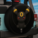 Umbreon Pokemon Zipper Jeep Car Spare Tire Cover
