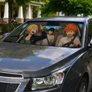 Saeko's Driving Haikyuu Custom Car Windshield Sunshades