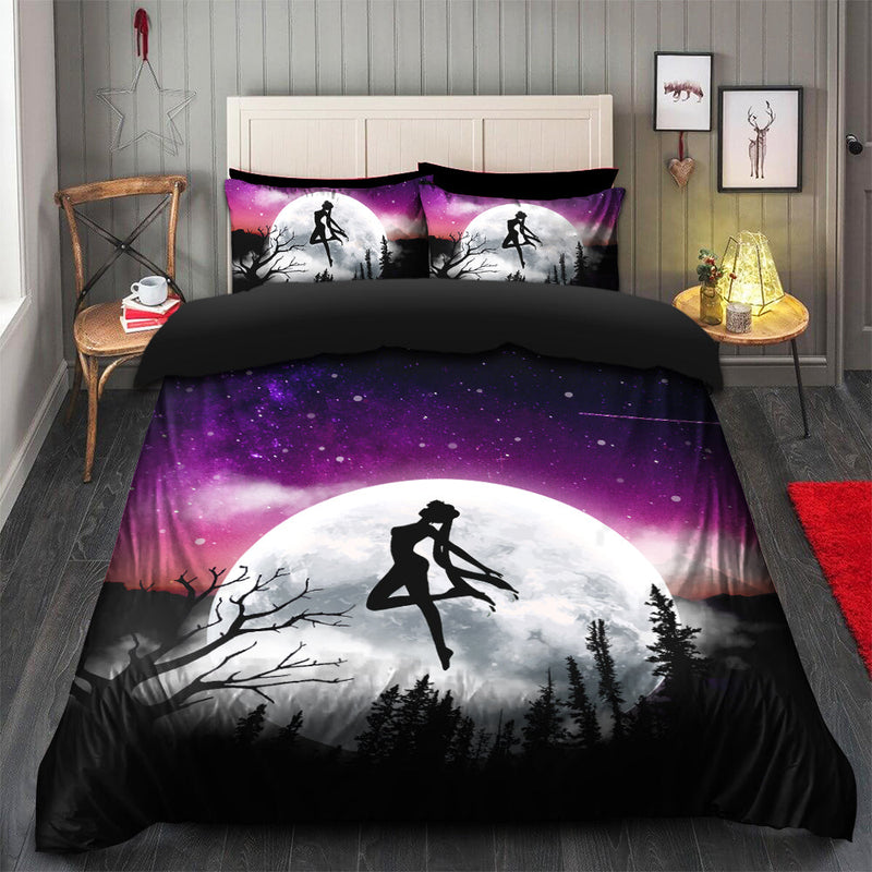 Sailor Moon Anime Night Bedding Set Duvet Cover And 2 Pillowcases Nearkii