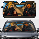 Naruto Akatsuki Obito And Deidara Driving Custom Car Windshield Sunshades