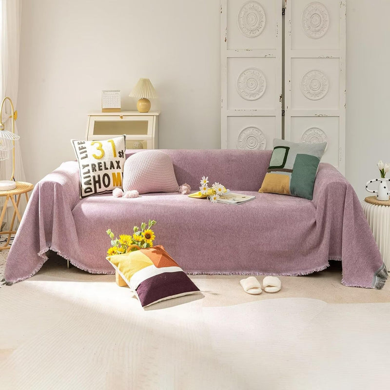 Simple Style Purple Boho Couch Covers - Sofa Covers Bohemian - Gift